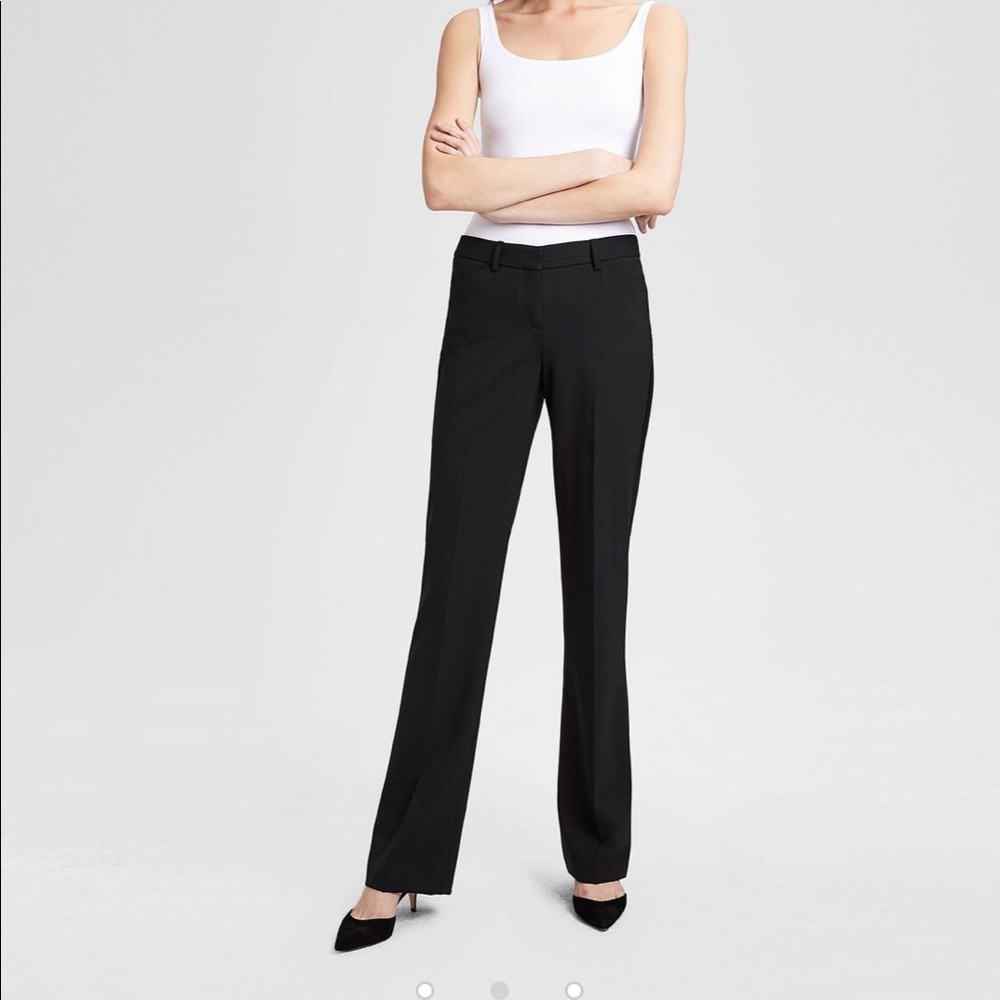 NWOT Theory Stretch Wool Straight Relaxed Pants